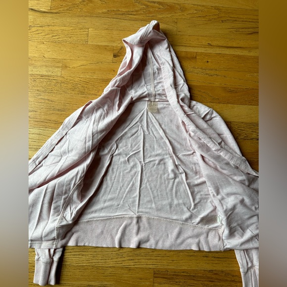 Calia pink wrap sweater light pink high low - Picture 4 of 5